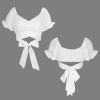 Custom Specialized Ruffle Puff Sleeve Tie Back Crop Top