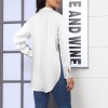 Custom Specialized Lapel Split Button Front Long Sleeve Shirt
