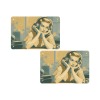 Metal Tin Sign 12"x8"(2 Pack)(QUE)