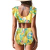 Women's Ruffle Sleeve Bikini Swimsuit