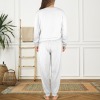Custom Individualized Women's Leg Binding Pocket Long Pajama Sets