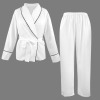 Custom Personalized Women's Tie Waist Pocket Long Pajama Sets