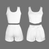 Custom Personalized Crew Neck Tank Top & Drawstring Pocket Shorts Set