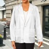 Women's Open Front Casual Long Sleeve Blazer