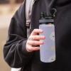 Insulated Water Bottle with Dual-use Lid (18oz)