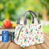 Portable Lunch Bag-Grey Handle-Aluminum foil Inside（1742）