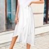 Custom Specialized Women's Tie Waist Split Wrap Skirts