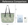 Leather Tote Bag-Large (Two-Sided Printing)(1651)