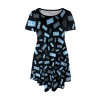 Short-Sleeved Fitted Dress