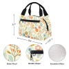 Portable Lunch Bag-Black Handle-Aluminum foil Inside (1742)
