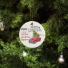 Custom Round Ceramic Ornament