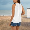 Custom Individualized Sleeveless Choker Neck Blouse