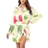 Women's Long Sleeve Belted Night Robe（Sets 14）