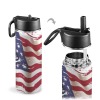 Insulated Water Bottle with Straw Lid (18oz)