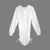 Custom Personalized Long Sleeve Hooded Drawstring Sweatshirt Dress