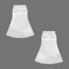 Custom Individualized High Waist Pleated Flared Maxi Skirt