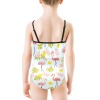 Kids' Spaghetti Strap Ruffle Swimsuit (S26)