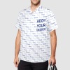 Men's All Over Print Hawaiian Shirt with Chest Pocket