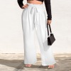 Custom Personalized Strappy High Waist Pocket Wide Leg Pants