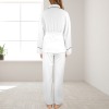 Custom Personalized Women's Tie Waist Pocket Long Pajama Sets