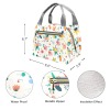 Portable Lunch Bag-Grey Handle-Aluminum foil Inside（1742）