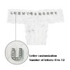 Custom Letter Lace Thong(A) (Back Customizing)(Made In USA)