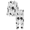 Men's Round-Neck Long Pajama Set (Sets 07)