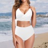 All-Over Print Women's Knot Side Bikini Swimsuit