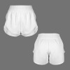 Custom Individualized High Waist Double Layer Side Slit Sports Shorts