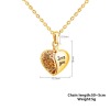 Heart Locket Photo Necklace with Totem