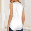 Custom Individualized Women's V-Neck Sleeveless Tank Tops