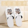Custon Men's Cotton Non-Slip Warm Slipper