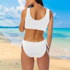 Women Bow Tie Front Bikini Swimsuit