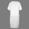 Custom Individualized Women's Short Sleeve Button Nightdresses