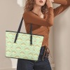 Leather Tote Bag-Large (Four-Sided Printing)（1640）